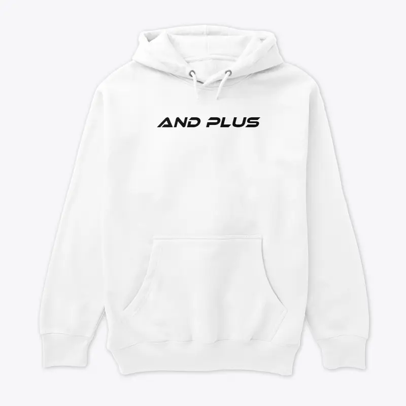 And Plus Futuristic Text | White