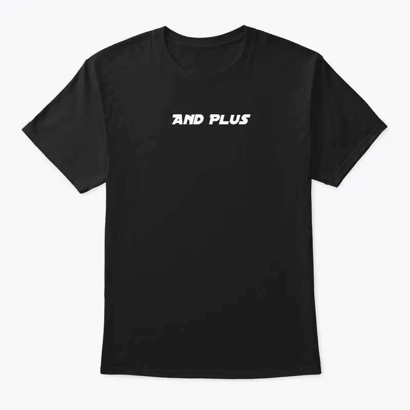 And Plus Galaxy Text | Black